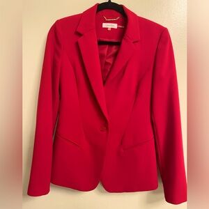 Women ‘s Calvin Klein red blazer